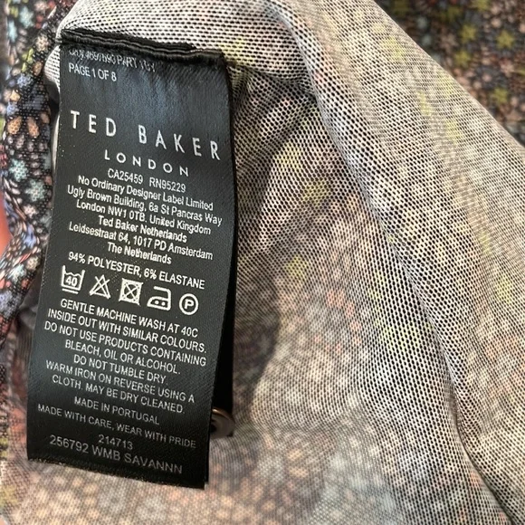 Ted Baker London RUCHED FRONT JERSEY TOP - Picture 7 of 11